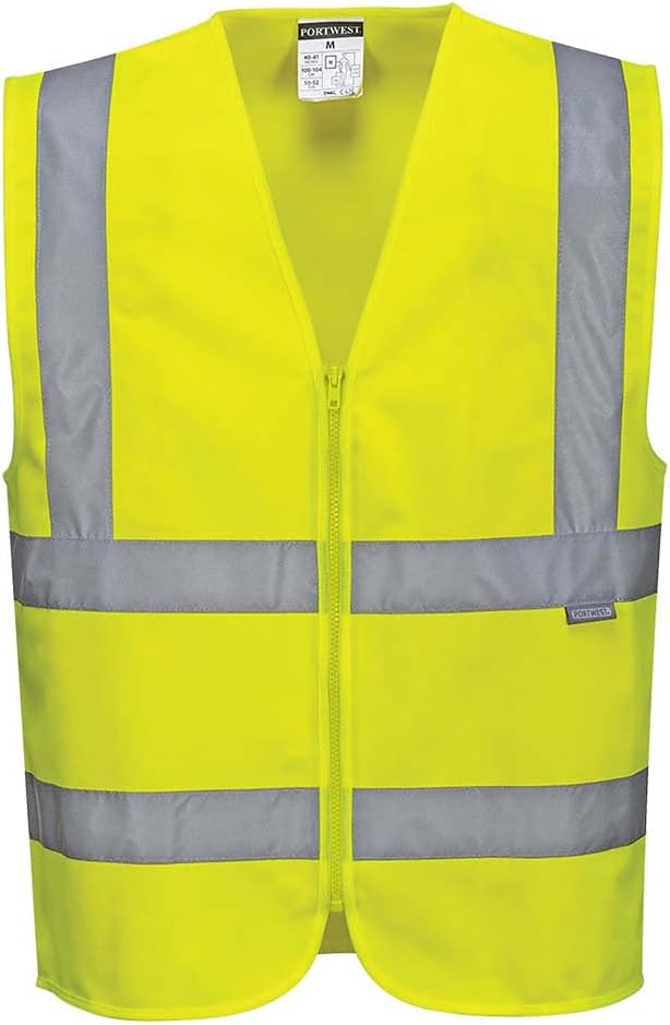 Portwest C375 Hi-Vis Band and Brace Safety Vest Yellow Medium