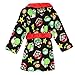 Super Mario Boys Fleece Bathrobe Robe (Medium / 8, Black/Red)