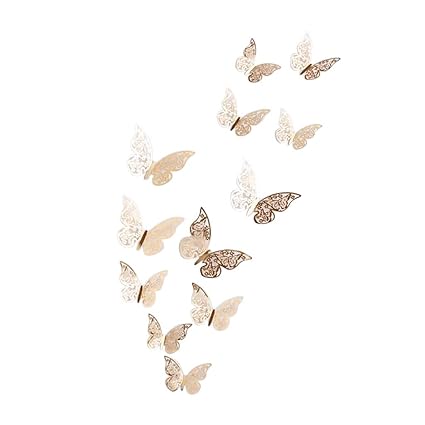 Butterfly Wall Sticker Hollow Out 3d Butterfly Stickers Wall
