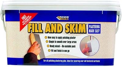 Sika Everbuild Fill and Skim Ready Mixed Plaster 5L White One Coat