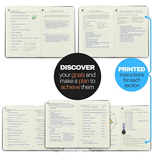 Goal Crazy Undated Planner 90 Day Guided Journal 2022 2023 Weekly Organization Productivity 