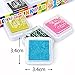 Ink Pads,FZR Legend 24 Colors Crafts Ink Pads for Rubber Stamps Card Making and DIY Scrapbooking?24 Pack?