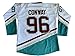 Charlie Conway #96 Mighty Ducks Movie Hockey Jersey White Green