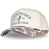 CITRUSY Athletic Trucker Golf Hat | Performance Mens 5 Panel Cap | Cool Breathable Waterproof Workout Running Snapback