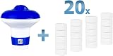 Bluewater Bromine 20x20g Tablets & Floating Dispenser - Pool Spa Sanitation view 2