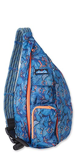KAVU Rope Sling Backpack, Electric Lily, One Size