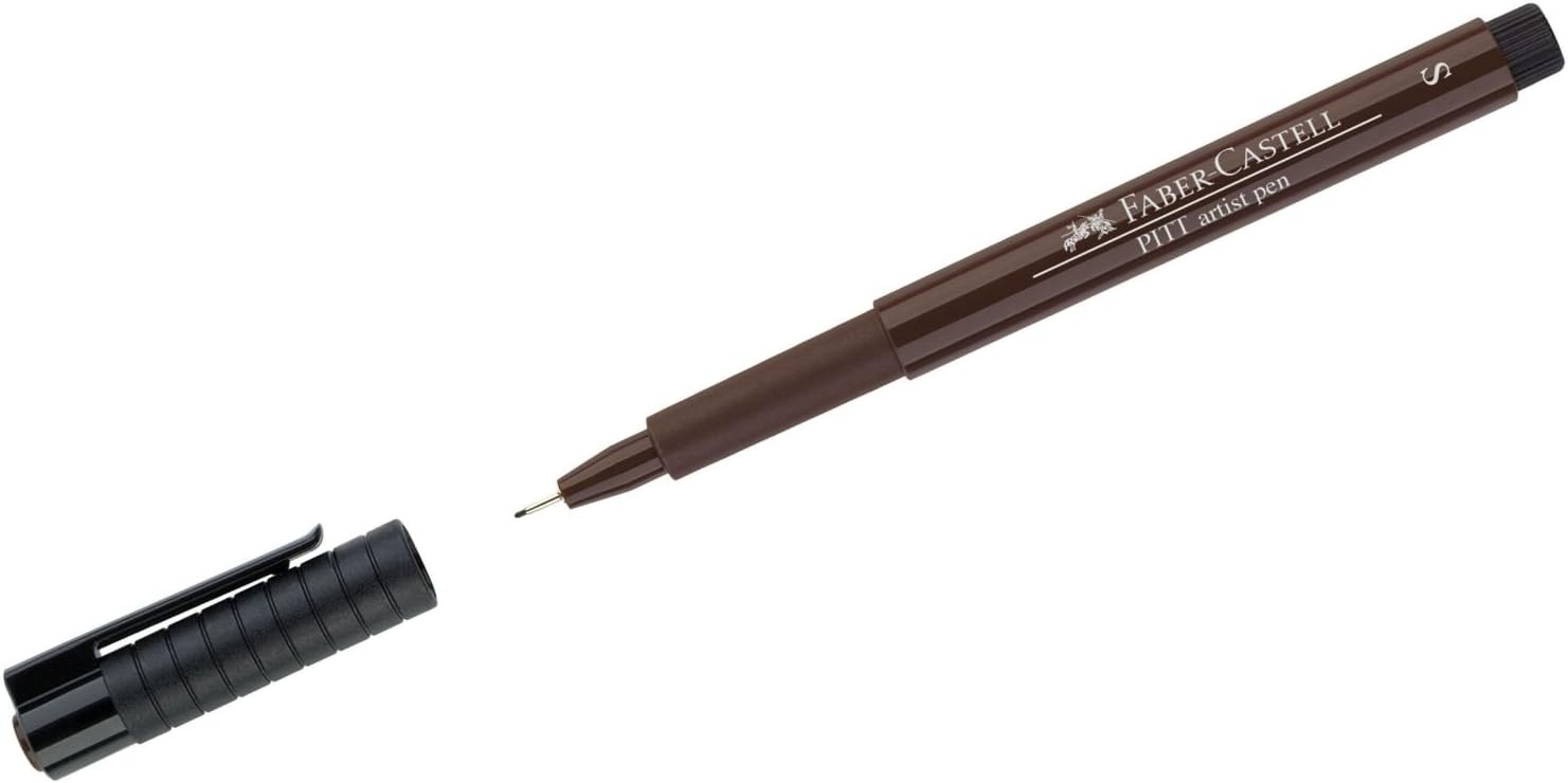 FaberCastell PITT Artist Pen Superfine Fineliner Dark Sepia (175) 0