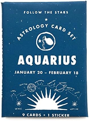 THREE POTATO FOUR Aquarius Astrology Card Set