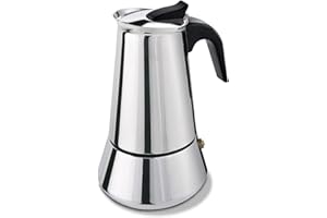 INSETFY Stovetop Espresso Maker Stove Top, Moka Pot Espresso, Cuban Coffee Maker 6 Cup/300ml, Grecas de Cafe, Italian Coffee Maker (6 Cup)