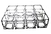 CYS EXCEL Glass Cube Vase, Cubic Flower Vase, Squared Votive Candle Holder, Centerpiece Cubed Vase, Pack of 12