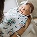 SARANONI Luxury Swaddle Blanket Decorative Baby Muslin Swaddle Blankets (Meadowlark Floral)