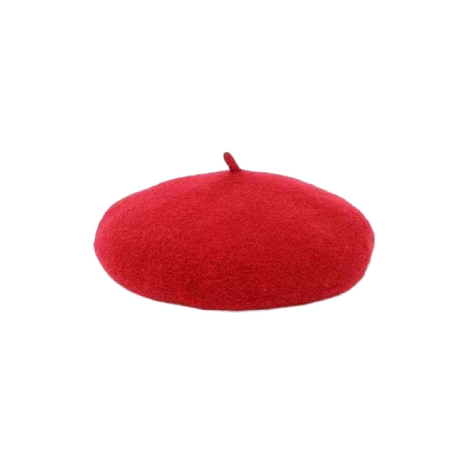 Pet Dog Wool Yard Hat for Most Small and Large Dogs Accessories Lightweight Skin Friendly Dog Decoration Hat Warm Soft Material, Red