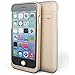 Rechargeable Battery Backup Power Bank Charger Case Cover for iphone 6 Plus / 6S Plus with 4800mAh capacity (Gold)