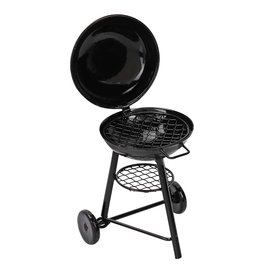 Dollhouse Mini Round Oven Toy, 1:12 Doll House Accessories Mini Doll House Accessory Outdoor Round Oven Model For Dolls Bbq Cooking Simulation Toys For Kids