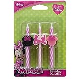Disney Minnie Mouse Cake Candles - 6 pc