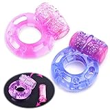 TwJim Men Vibration Collars Delay O Silicone Ring