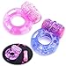 TwJim Men Vibration Collars Delay O Silicone Ring
