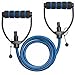 DynaPro - Exercise Resistance Bands, Adjustable Resistance Bands with D-Handles, Fitness Tubes Alternative, Tension Bands for Workout and Therapy, with Exercise Resource, Blue