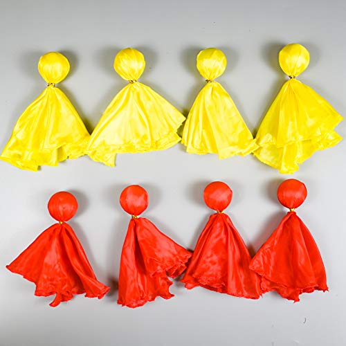 Jolbndcv 8 Pieces Football Penalty Flag Throwing Yellow Ball Football Referee Props Chasing Streamers - Thumbnail 3