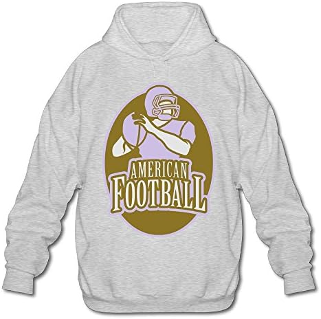 American Football Lover Designer Men's Hooded Sweatshirt For Fall/Winter