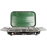 Coleman Classic 3-Burner Propane Camping Stove with InstaStart Ignition, Portable Cooktop with 3 Adjustable Burners & 28,000 