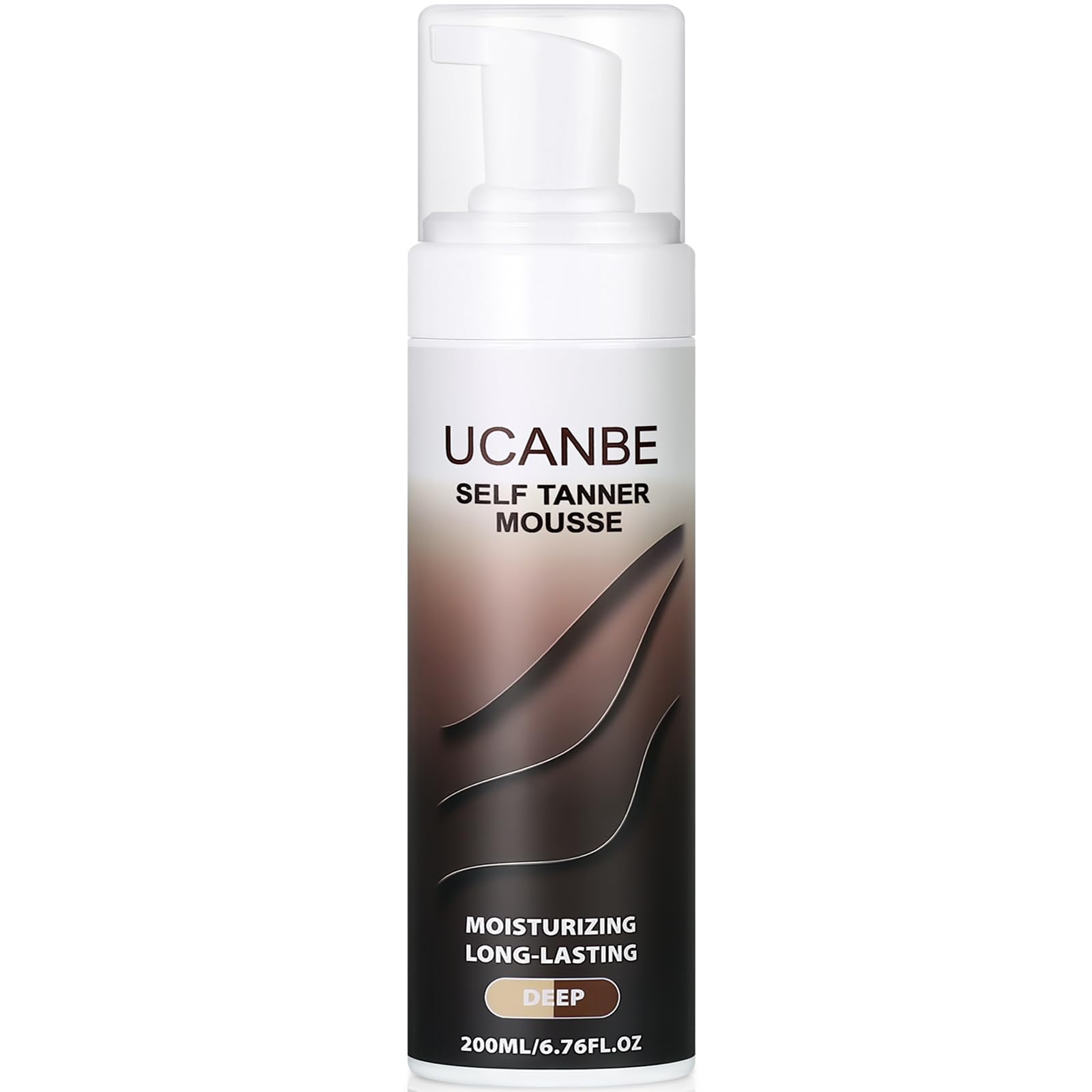 Photo 1 of *-*pack4*UCANBE Self Tanner Mousse - Sunless Self Tanning Foam, Fast Drying Fake Tan for Medium to Dark Skin Tone, Lightweight, Streak Free Golden Glow, 6.76Fl Oz - Deep