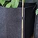 ORZ 15 Gallon Square Grow Bag Enhanced Version, 3 Pack Planter Pot with Trellis Supporting Ring – Blackthumb 3