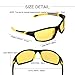 JIANGTUN Men's HD Polarized Anti-Glare Safety Glasses for Night Driving and Outdoor Activities