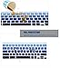 Keyboard Cover for Acer Chromebook R 11 CB5-132T CB3-131, Chromebook R 13 CB5-312T, Chromebook 14 CB3-431 CP5-471, Chromebook 15 CB3-531 CB5-571 C910 US Layout, Ombre Blue