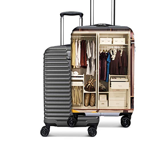 Ciao Durable 20 Inch Carry On Bag Scratch Resistant 100