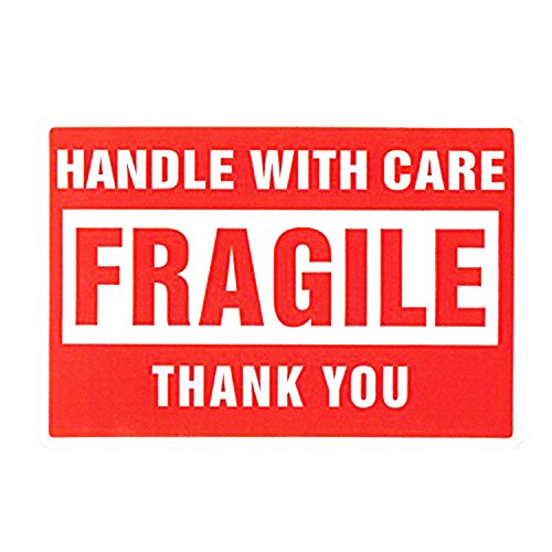 SJPACK 4 Rolls 3'' x 5'' Fragile - Handle with Care - Thank You Shipping Labels Stickers (500 Labels - //medicalbooks.filipinodoctors.org