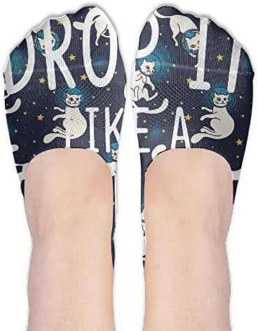 Drop It Like A Squat Women No Show Sock Non Slip Boat Stockings