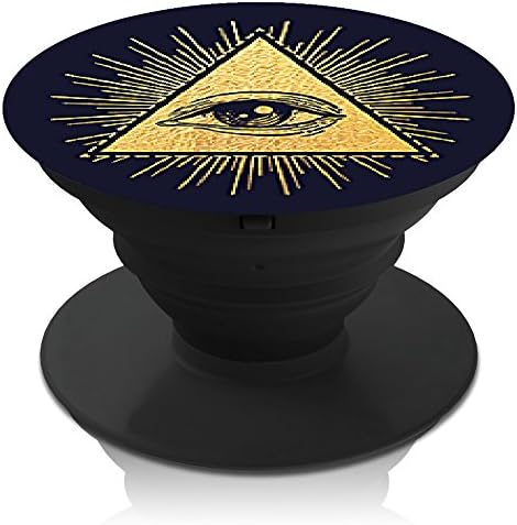 PopGrips Smartphone Expanding Stand and Grip, Premium 3M Phone Accessories, Galaxy S7/S7 Edge/iPhone SE/6/6+/6S/7/7+ Plus Tablets, Amazon Fire/iPad/iPad Mini (Illuminati)