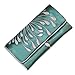 Jewelry Roll Clutch - Embroidered Chrysanthemum (Seafoam)