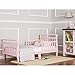 Dream On Me Classic Sleigh Toddler Bed, Blush Pink