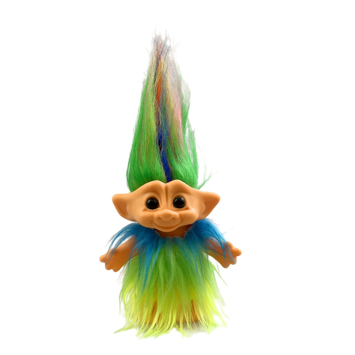 Retro Vintage Troll Dolls Chromatic Adorable for Collections, School Project, Arts and Crafts, Party Favors - 7.5" Tall (Include The Length of Hair)