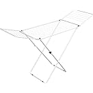 Gimi 154793 Jolly Wäscheständer aus Stahl, 18 Meter Leinenlänge, 55 x 93 x 180 cm,Farblich sortiert