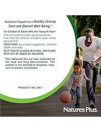 Nature 's Plus Ultra Chewable Arándano – -Chewable comprimidos (1-Pack de 180)