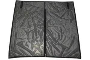 Universal Sliding Door Magnetic Insect Screen Mesh Net for Camper Van RV Car Side Back Door Summer Ventilation UV Protection 