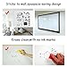 LifeTree Self-Adhesive Whiteboard Sticker Dry-Erase Wall Sticker Chalkboard Contact Paper with 1 Water Pen Marker for Home, Office and School (17.7 by 78.7 inches), Peel and Stick - White
