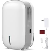 Bangnics Mini Dehumidifier for Small Bathroom. Quiet. Auto Shut-OFF. Power Off Memory. Electric Dehumidifier for Small Space. Good for Bathroom Basement Bedroom Closet Safe Pantry RV Camper Yacht