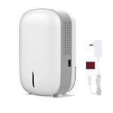 Bangnics Mini Dehumidifier for Small Bathroom. Quiet. Auto Shut-OFF. Power Off Memory. Electric Dehumidifier for Small Space. Good for Bathroom Basement Bedroom Closet Safe Pantry RV Camper Yacht