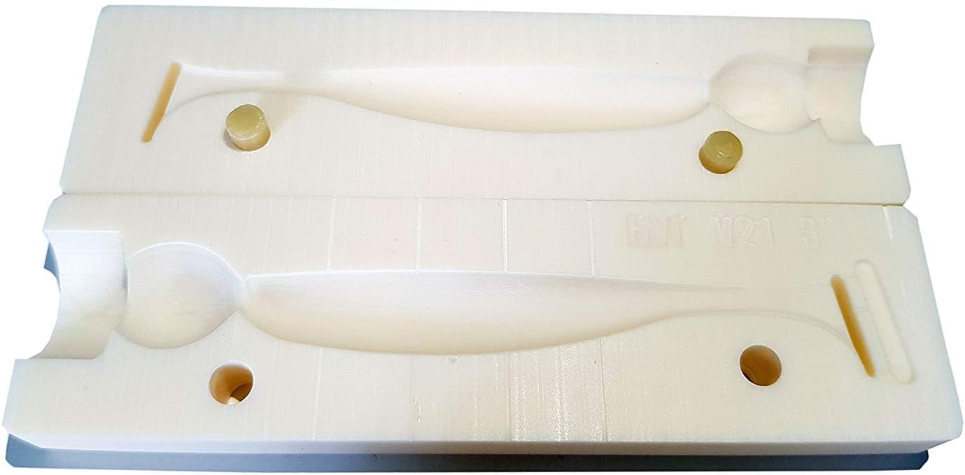Authentic Handmade Easy Shiner Shad Bait Form 3" Soft Plastic DIY Making