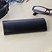 Ezeso Aluminum Slim Frosted Eyeglasses Case for Large Frames (Black)
