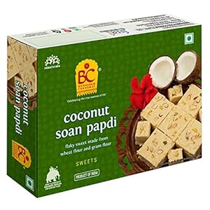 Bhikharam Chandmal Coconut Soan Papdi 200g – Pack of 1