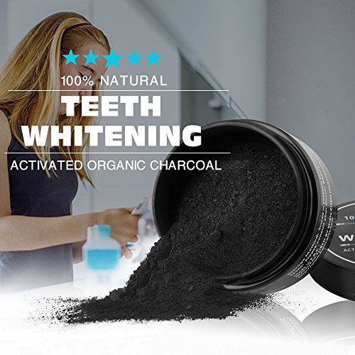 Teeth Whitening Activated Charcoal made - Organic Safe Effective Tooth Whitener Solution for Stronger Healthy Whiter Teeth