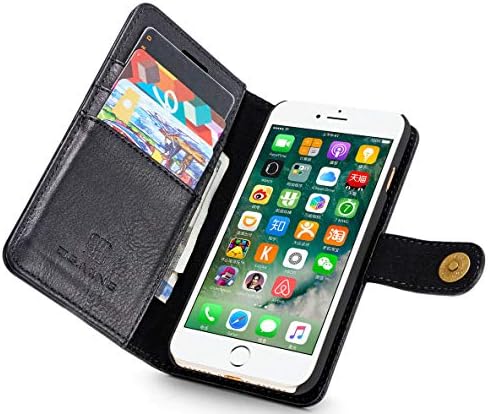 Aiwe Case for iPhone SE (2nd) 2020 4.7inch, iPhone 7 case Wallet Men, Phone case Wallet iPhone 8, iPhone 7 case Wallet Women, [4 Slots] Magnetic Detachable Case with Card Holder Stand Leather Case