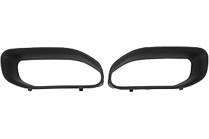 Tow Hook Bezel Kit, 68274701AA ABS Antiwear Front Left Right Bumper Tow Hook Cover Replacement for 1500 BODY STYLE 2019-2023