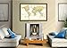 32x50 RMC World Classic Wall Map Framed Edition