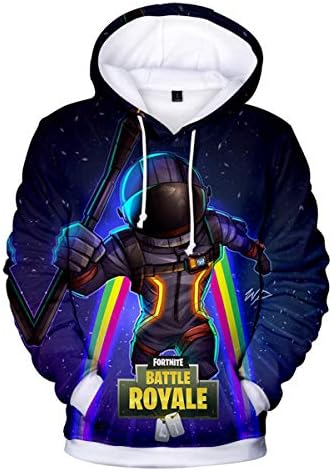 Fortnite 3D Hoodie Novelty Youth Game Unisex Sweatshirt Pullover Pocket